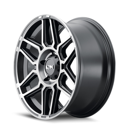 ION 146 20X9 0 5x127 MATTE BLACK W/MACHINED DART TINT