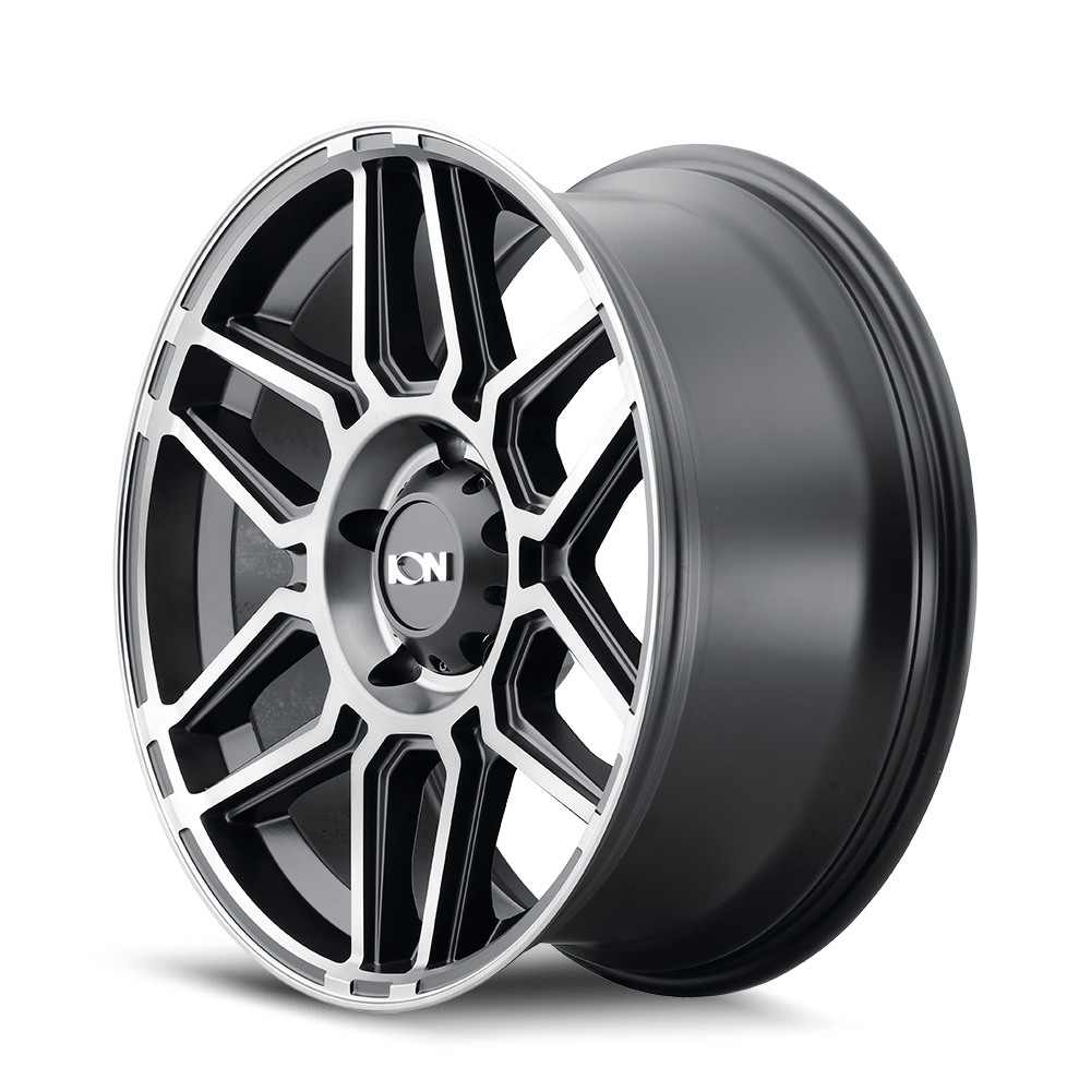 ION 146 17X9 0 5x127 MATTE BLACK W/MACHINED DART TINT