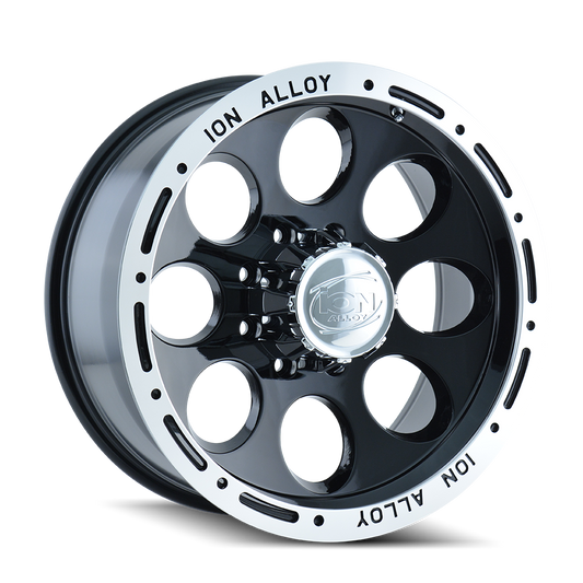 ION 174 16X8 -5 6x139.7 BLACK/MACHINED