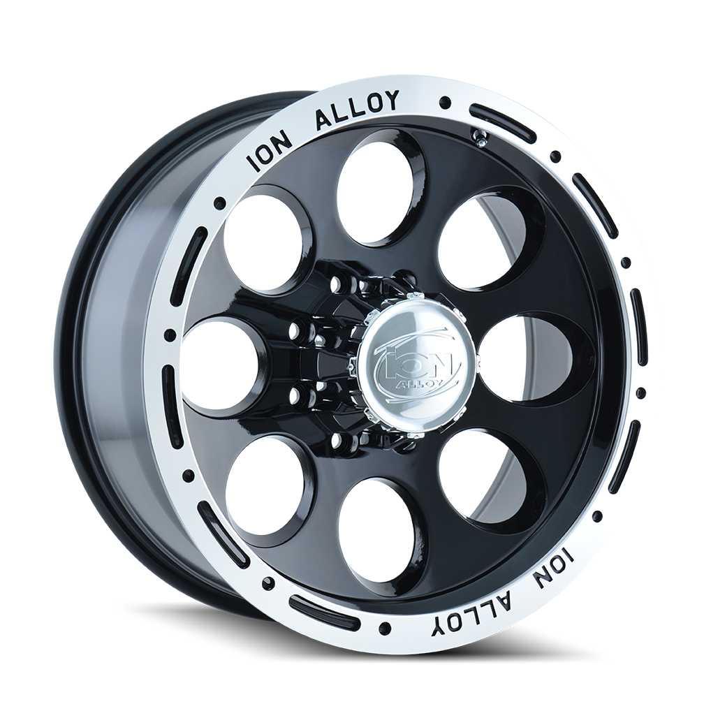 ION 174 16X10 -38 8x165.1 BLACK/MACHINED