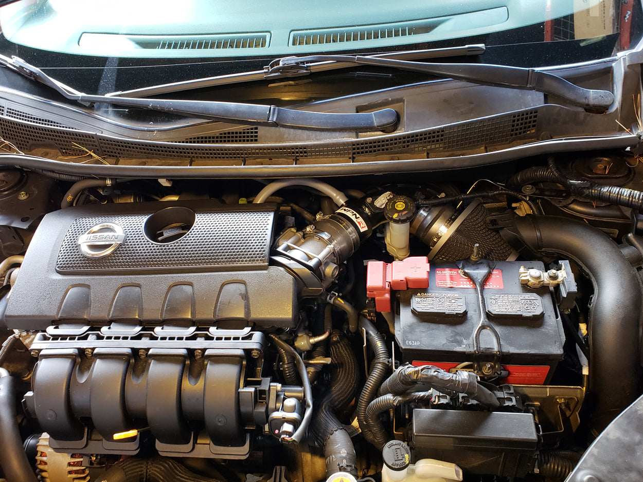 2013-15 Nissan Sentra SV 1.8L Secret Weapon Intake Stealth Black-C-Dub Tech