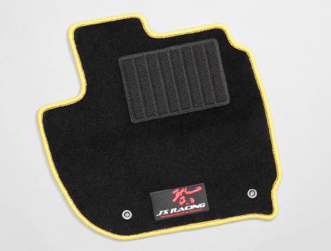 J's Racing Sport Floor Mat - Honda Fit GD3 (Yellow)