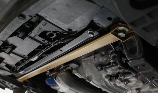 J's Racing Front Lower Monocoque Bar - Honda Civic Type R FK8 17+