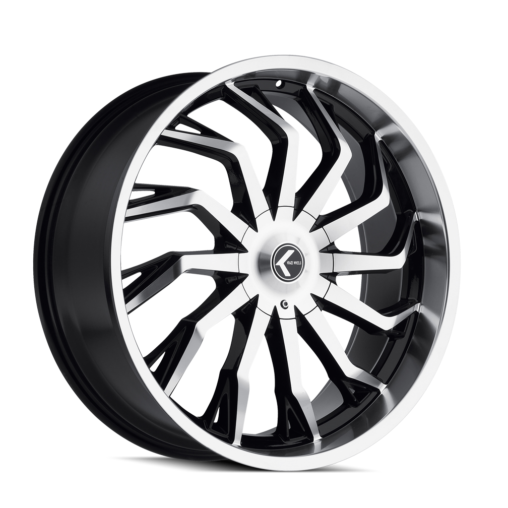 KRAZE SCRILLA KR142 24x9.5 5x127 5x139.7 18 87 BLACK/MACHINED