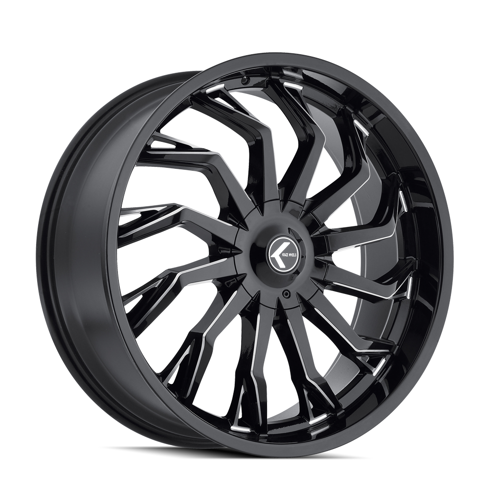 KRAZE SCRILLA KR142 22x9.5 5x115 5x120 18 74.1 BLACK/MILLED
