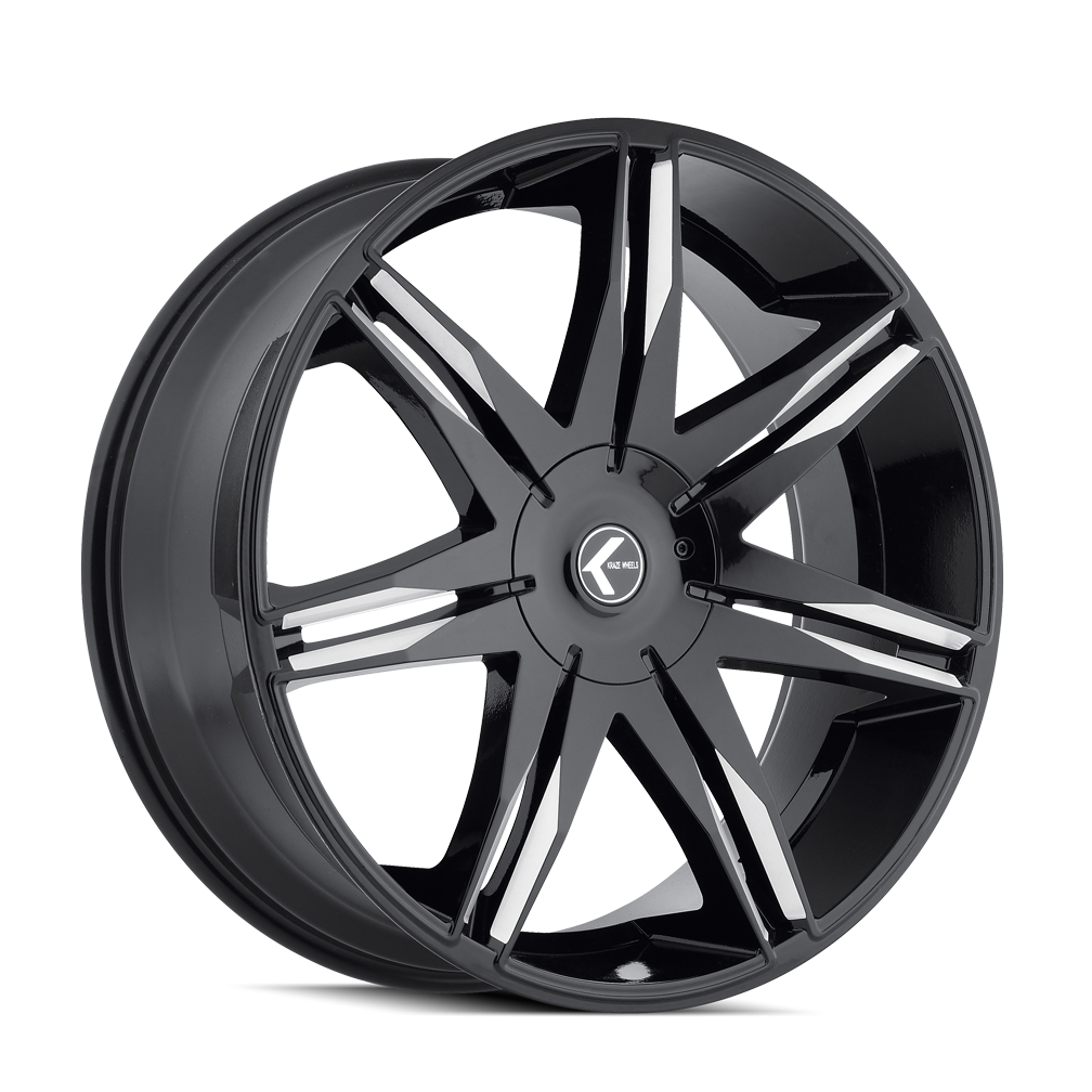 KRAZE EPIC KR143 26x10 5x127 5x139.7 18 87 BLACK/MILLED