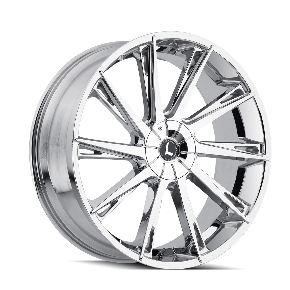 KRAZE SWAGG KR144 26x10 5x127 5x139.7 18 87 CHROME