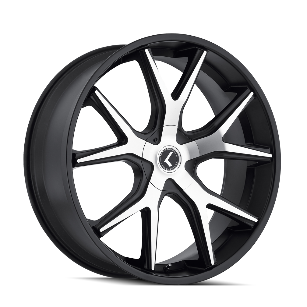 KRAZE SPLTZ KR146 24x9.5 6x135 6x139.7 30 100.3 BLACK/MACHINED