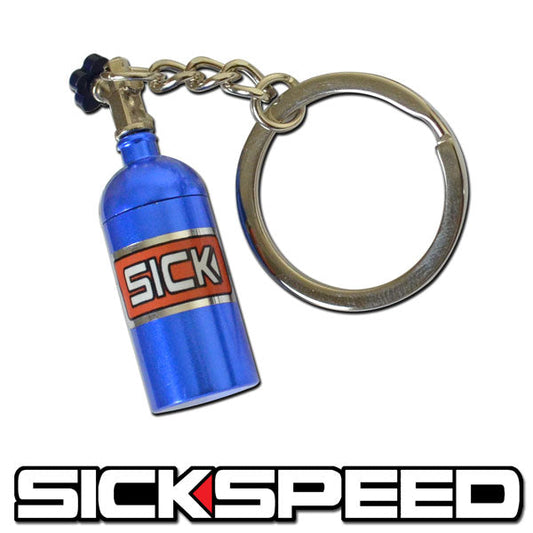 NITROUS OXIDE BOTTLE KEYCHAIN UNIVERSAL