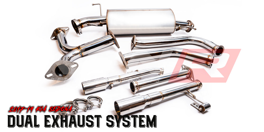 2017-18 Kia Sedona Dual Exhaust System-C-Dub Tech