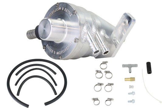 Killer B Air/Oil Separator w/ Plumbing Subaru WRX 2015-2021 | FA-MV3S-C