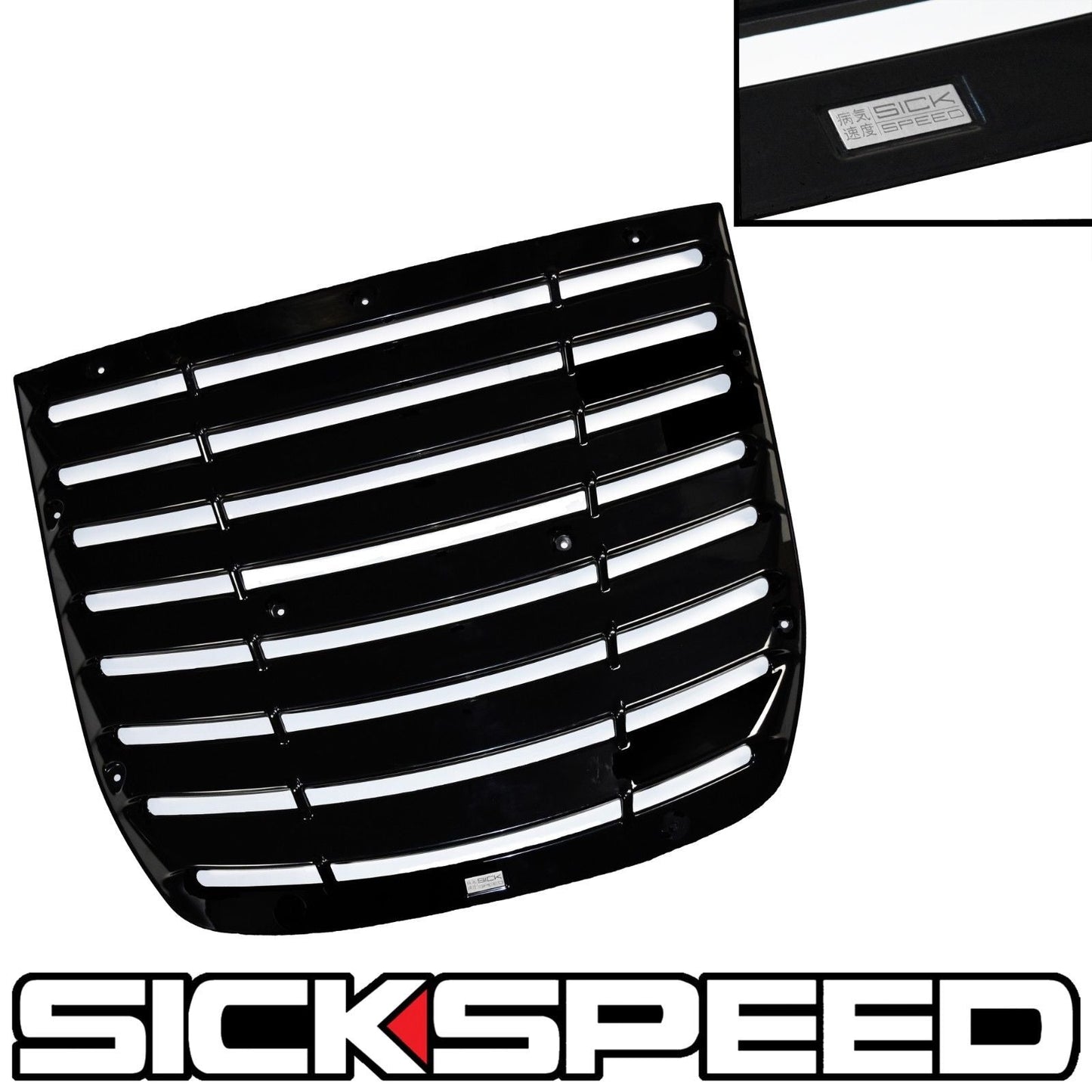 REAR WINDOW LOUVER BODY KIT SHADE VENT COVER SPOILER LIP 370Z FENDER BODYKIT
