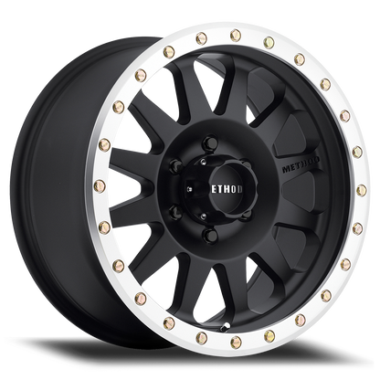 METHOD WHEELS METHOD MR304 MATTE BLK/MACHINED STREET LOC