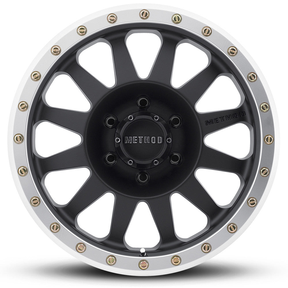 METHOD WHEELS METHOD MR304 MATTE BLK/MACHINED STREET LOC