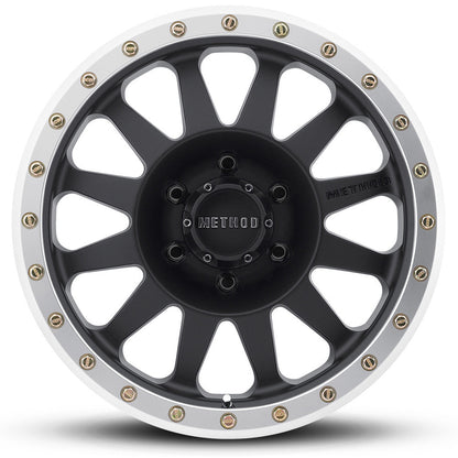 METHOD WHEELS METHOD MR304 MATTE BLK/MACHINED STREET LOC