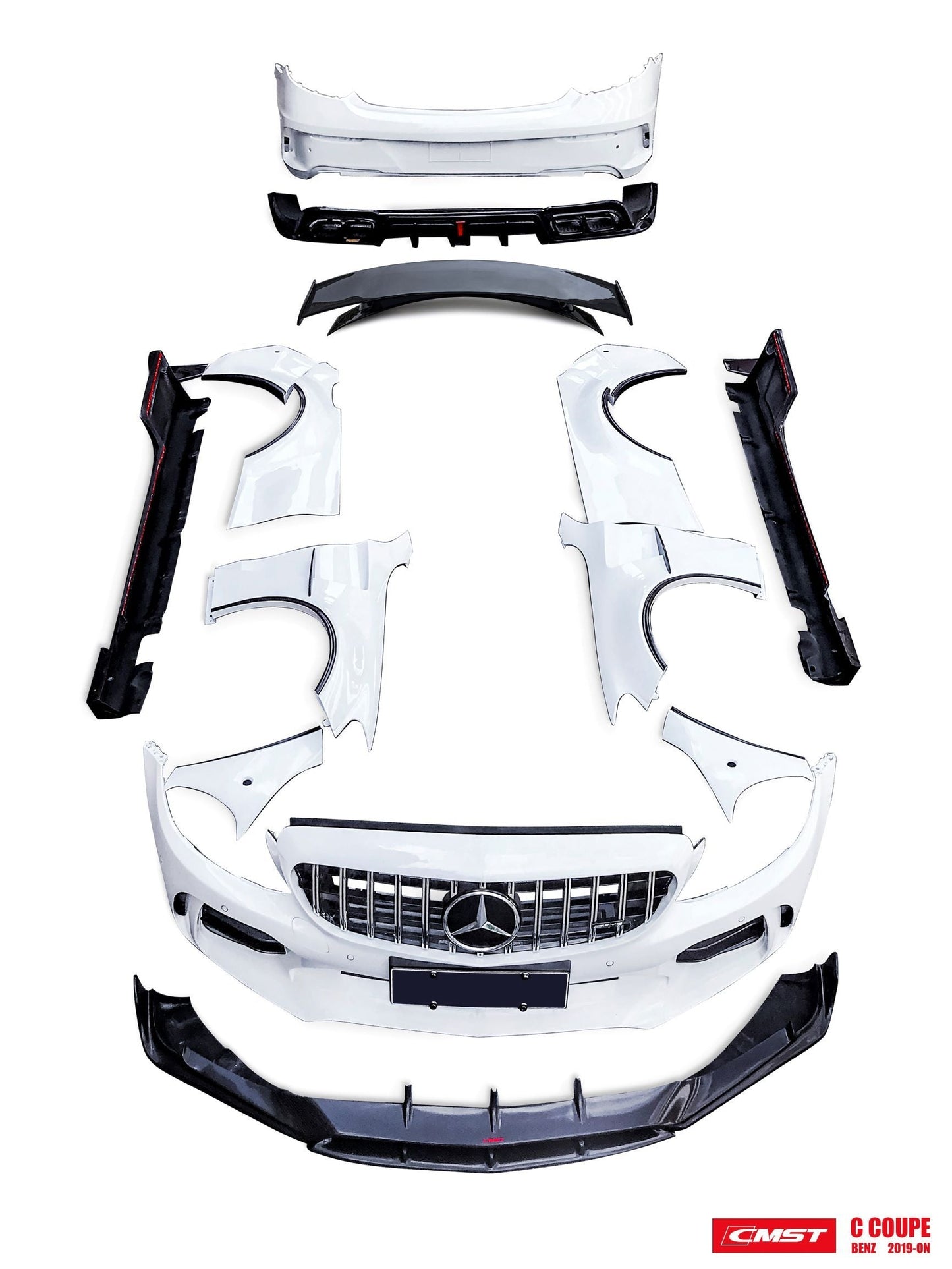 CMST Carbon Fiber Wide Body Kit for Mercedes-Benz C Coupe 2015-ON