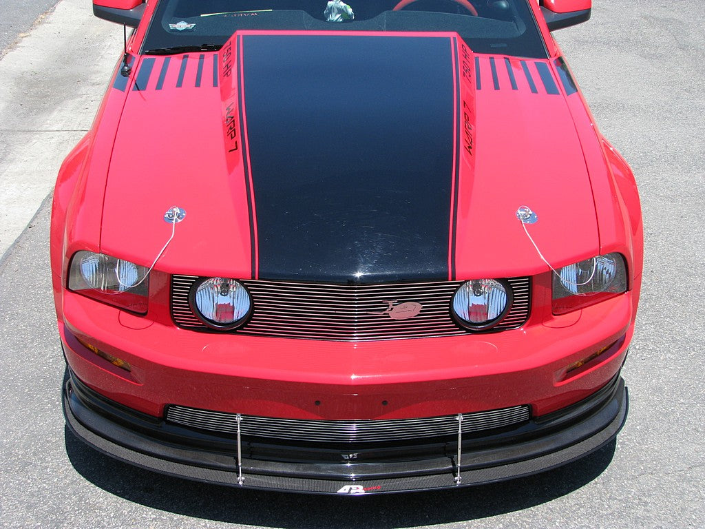 APR Performance Carbon Fiber Wind Splitter With Rods - CW-204597-C-Dub Tech