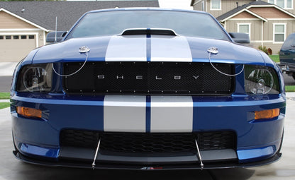APR Performance Carbon Fiber Wind Splitter With Rods - CW-204573-C-Dub Tech