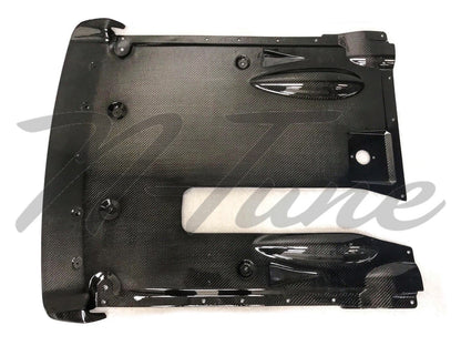 N-Tune Spec OEM Rear Bumper Diffuser Under Tray (CF): 2012-2020 Nissan R35 GTR