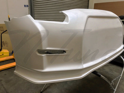 N-Tune Drag Bumper (FRP): 2009-2016 Nissan R35 GTR