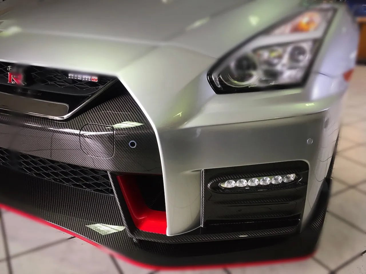 N-Tune Spec N MY17 - Front Bumper (FRP/CF)& Front Splitter (CF): 2009-2016 NISSAN R35 GTR