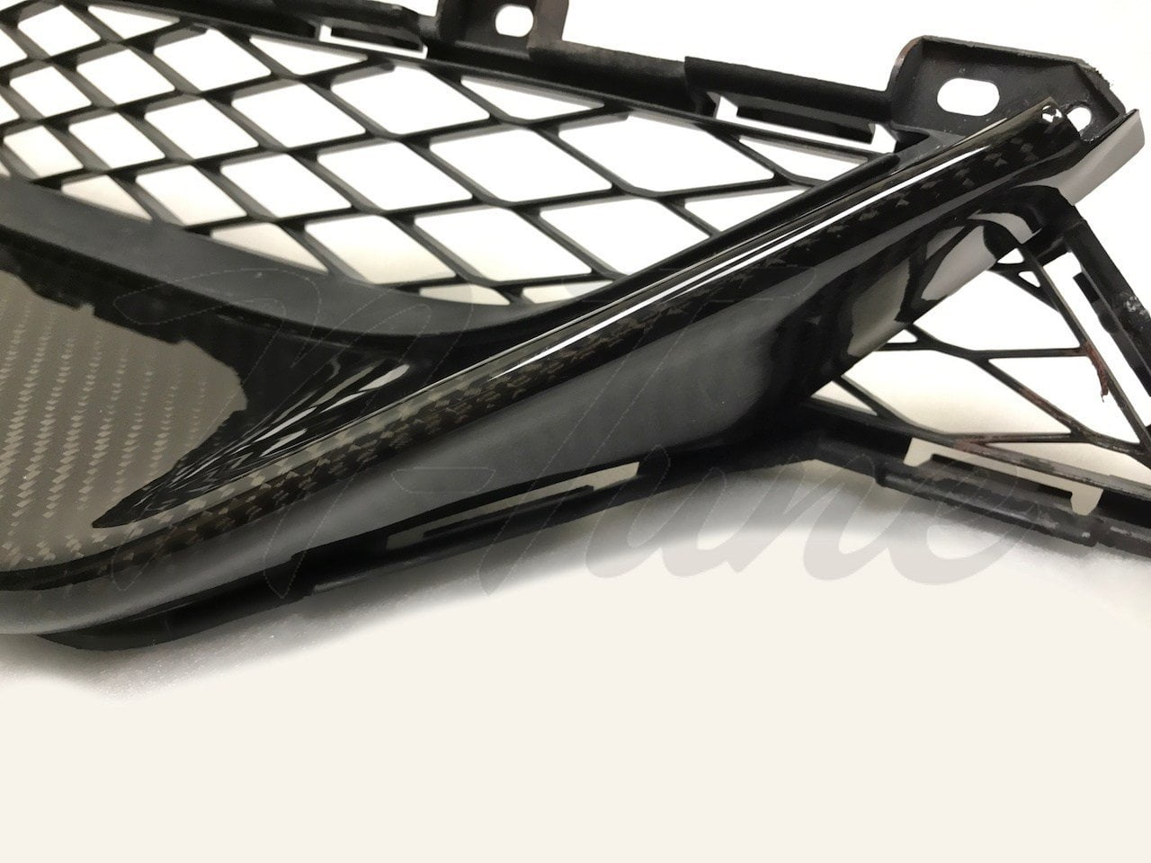 N-Tune Front Bumper Grille Insert (CF): 2017+ Nissan R35 GTR