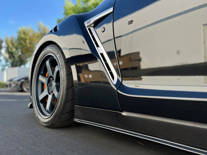 N-Tune Spec T Side Skirts (CF): 2017-2022 Nissan R35 GTR