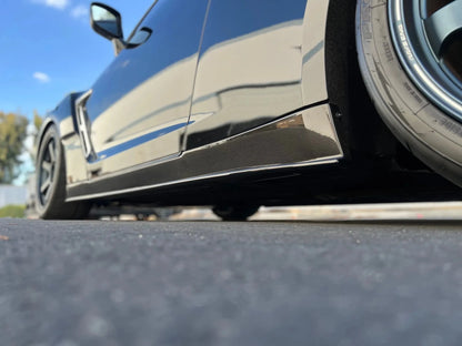 N-Tune Spec T Side Skirts (CF): 2017-2022 Nissan R35 GTR