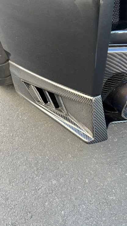 N-Tune Spec T Rear Bumper Lower Cover (CF):2017-2022 NISSAN R35 GTR