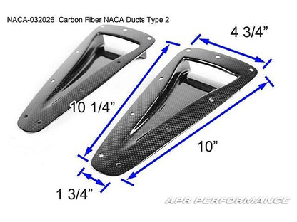 APR Performance NACA Duct Type 2 - NACA-032026-C-Dub Tech