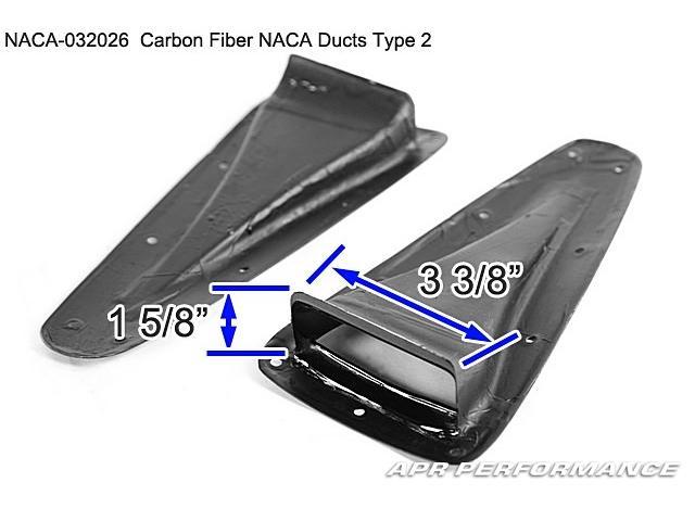 APR Performance NACA Duct Type 2 - NACA-032026-C-Dub Tech