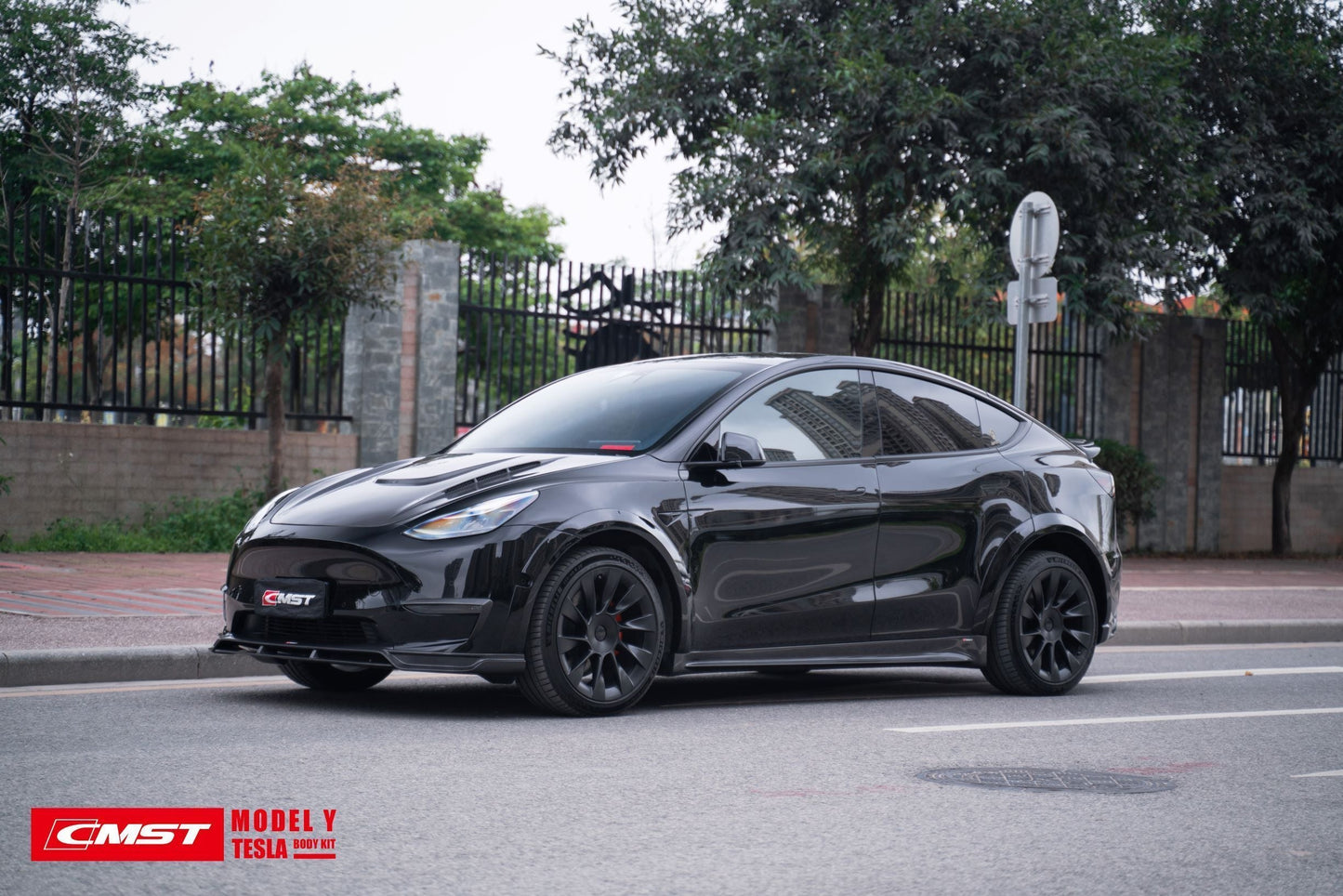 CMST Tuning Carbon Fiber Front Lip Ver.2 for Tesla Model Y