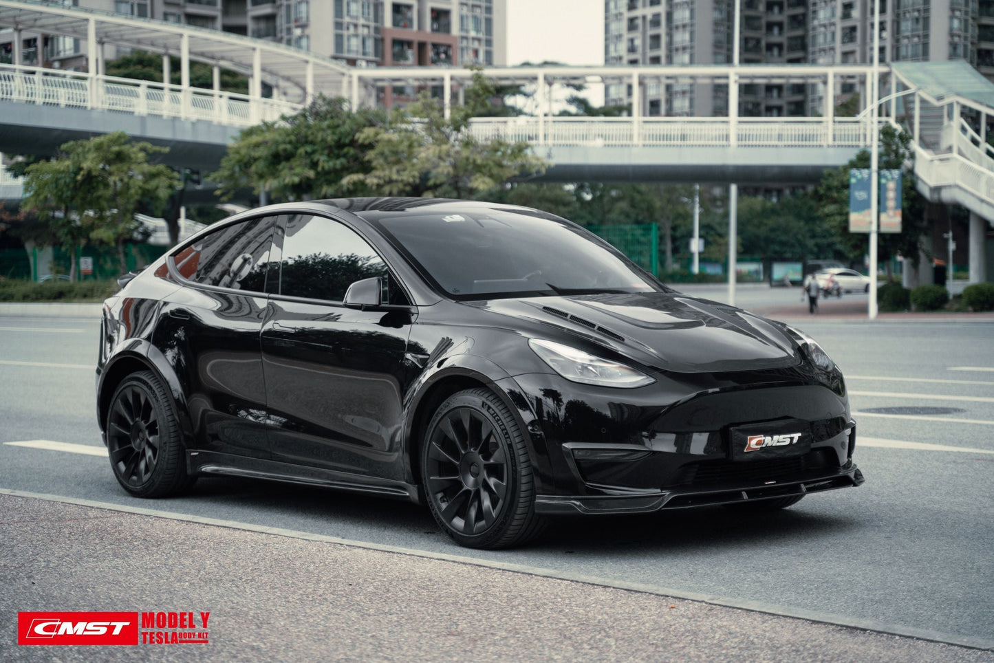 CMST Tuning Carbon Fiber Front Lip Ver.2 for Tesla Model Y