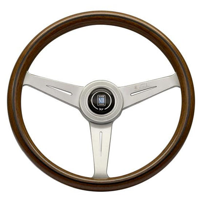 Nardi Classic - 360mm (Mahogany Wood w/ Satin Spokes)