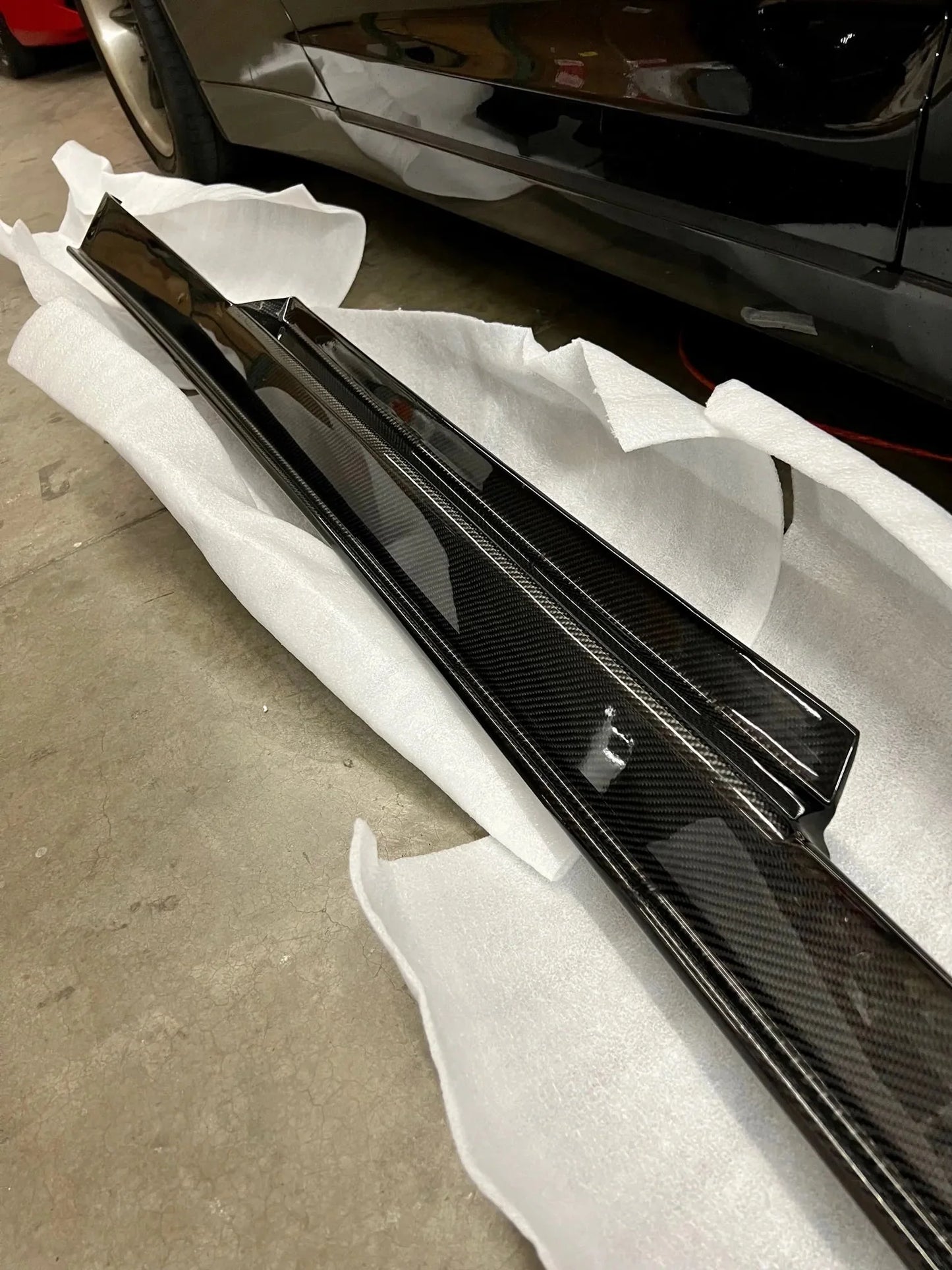 N-Tune Spec T Side Skirts (CF): 2017-2022 Nissan R35 GTR