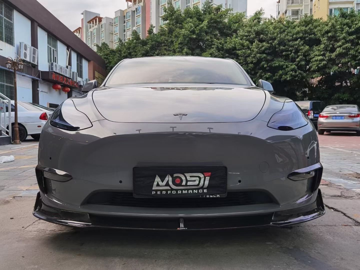 CMST Tuning Carbon Fiber Front Lip Ver.1 for Tesla Model Y