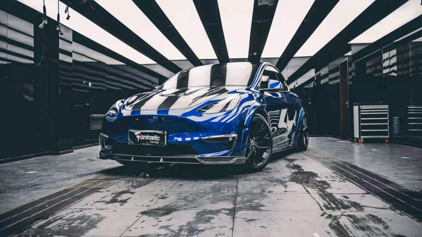CMST Tuning Carbon Fiber Front Lip Ver.2 for Tesla Model Y