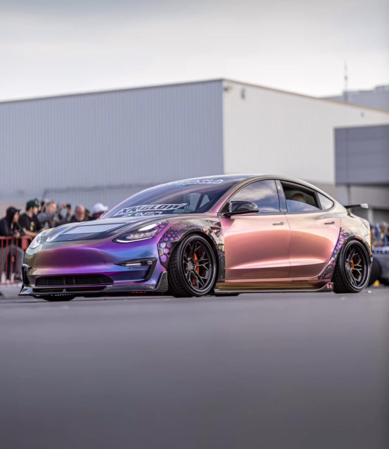 CMST Tuning Carbon Fiber Hood Clearview Glass Transparent for Tesla Model 3