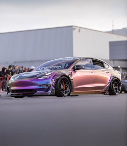 CMST Tuning Carbon Fiber Hood Clearview Glass Transparent for Tesla Model 3