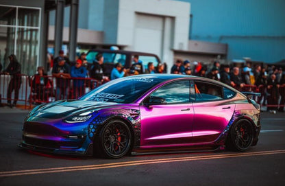 CMST Tuning Carbon Fiber Hood Clearview Glass Transparent for Tesla Model 3