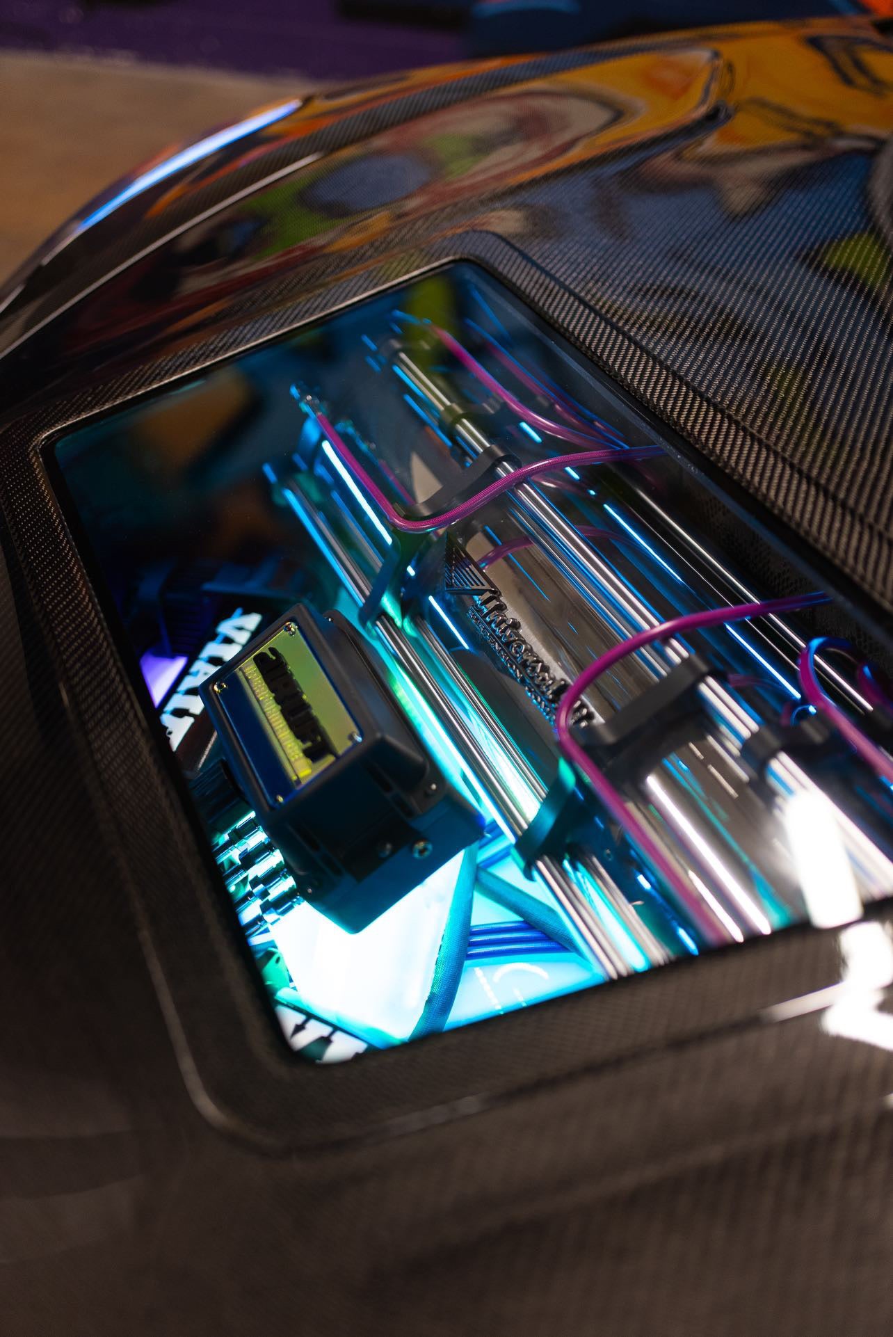 CMST Tuning Carbon Fiber Hood Clearview Glass Transparent for Tesla Model 3