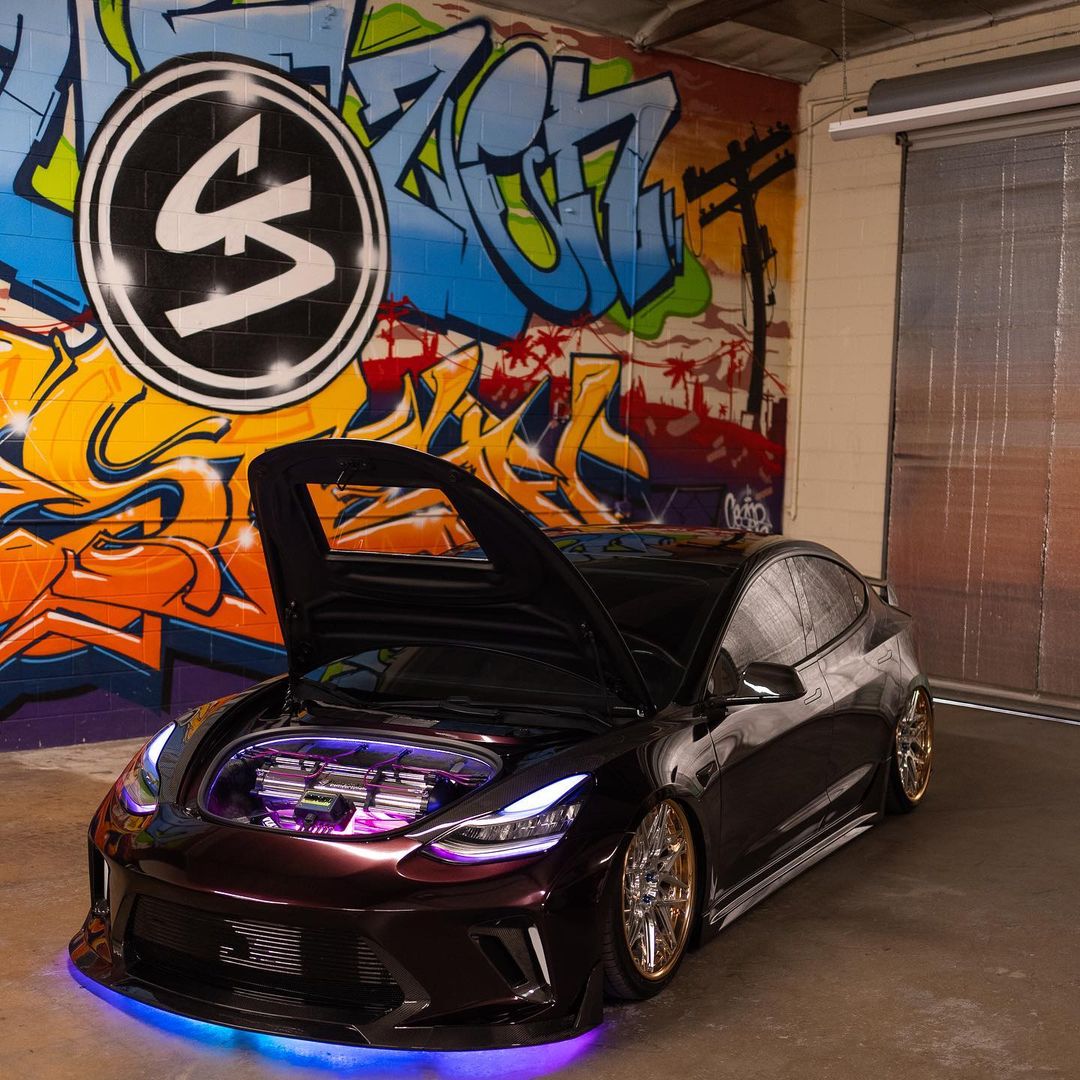 CMST Tuning Carbon Fiber Hood Clearview Glass Transparent for Tesla Model 3