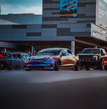 CMST Tuning Carbon Fiber Hood Clearview Glass Transparent for Tesla Model 3