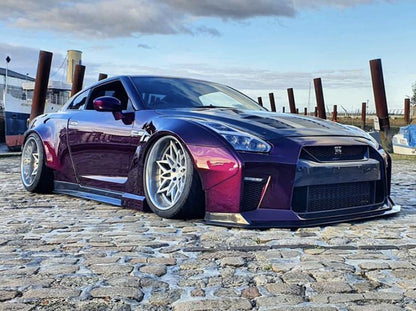 CMST Carbon Fiber Stage 1 Front Bumper & Lip for Nissan GTR GT-R R35 2008-2016 Facelift Conversion