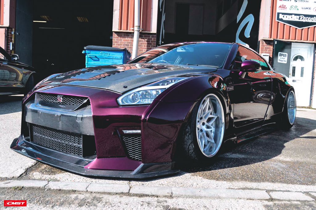CMST Carbon Fiber Stage 1 Front Bumper & Lip for Nissan GTR GT-R R35 2008-2016 Facelift Conversion