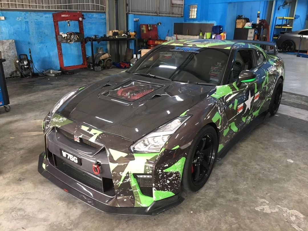 CMST Tuning  Facelift Conversion Partial Carbon Fiber Full Body Kit for Nissan GTR GT-R R35 2008-2016