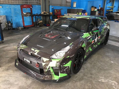 CMST Tuning  Facelift Conversion Partial Carbon Fiber Full Body Kit for Nissan GTR GT-R R35 2008-2016