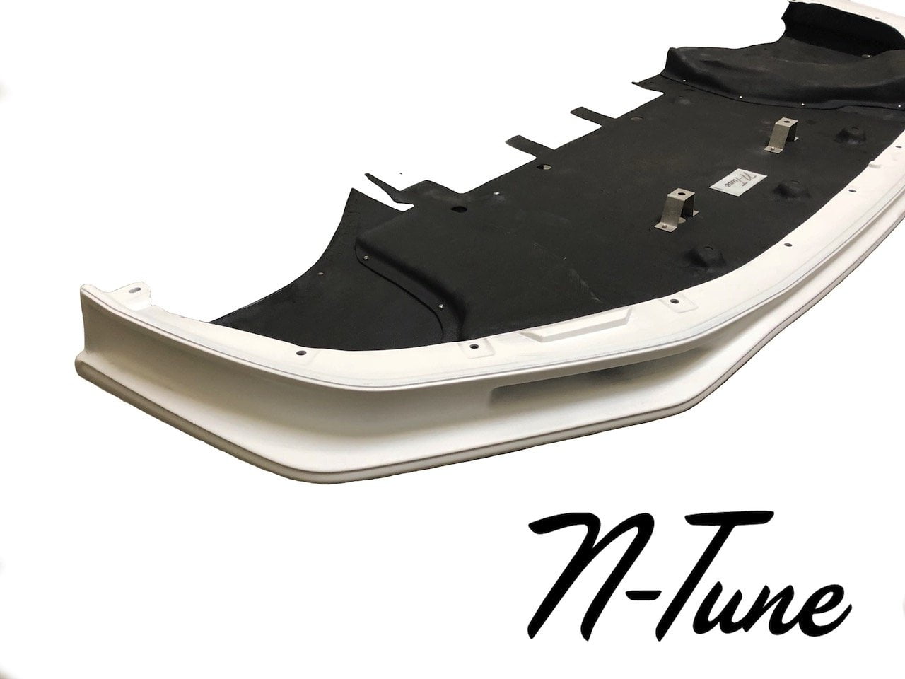 N-Tune Front Splitter w/ Brake Duct (FRP):2009-2016 NISSAN R35 GTR