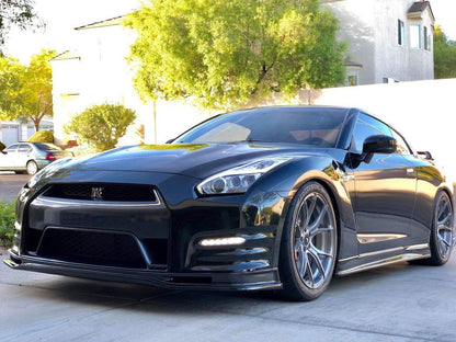 N-Tune Front Splitter w/ Brake Duct (FRP):2009-2016 NISSAN R35 GTR