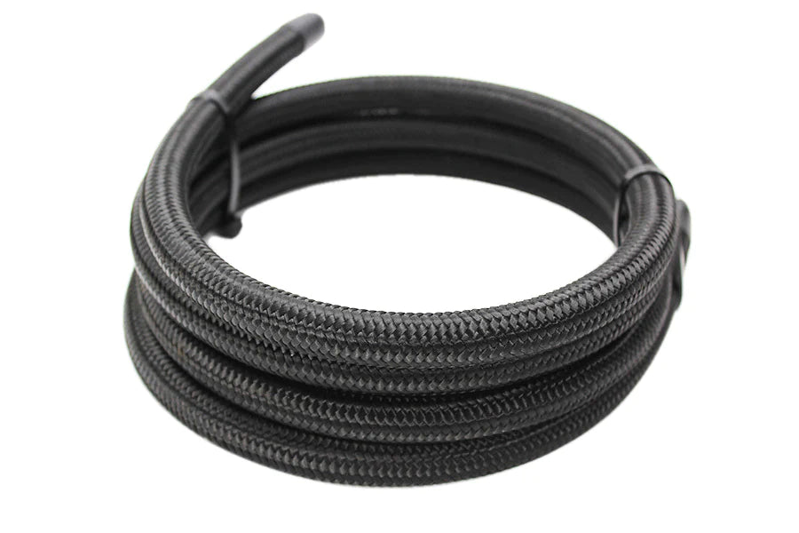 ISR Performance -10AN Black Nylon AN Hose - (Per Foot) - IS-10AN-BLK